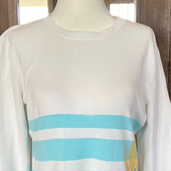 Lilly Pulitzer Lightweight cotton sweater  Sz M - Picture 3 of 11